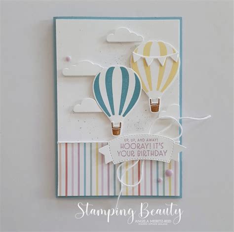 Hot Air Balloon Birthday Card
