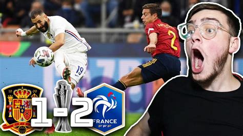 FRANCE WIN THE NATIONS LEAGUE 2021 SPAIN 1 2 FRANCE LIVE MATCH