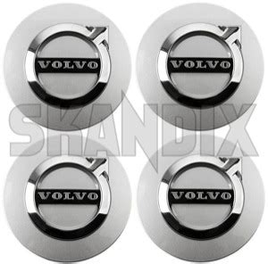 Skandix Shop Volvo Parts Wheel Center Cap Silver For Genuine Light