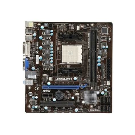 MSI A55M-P33 MS-7786 VER.1.0 AMD A55 Mainboard Micro ATX Sockel F