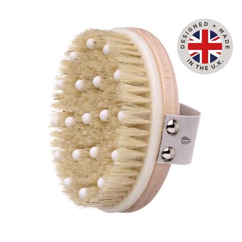 Hydrea London Combination Detox Body Brush Natural Bristle The