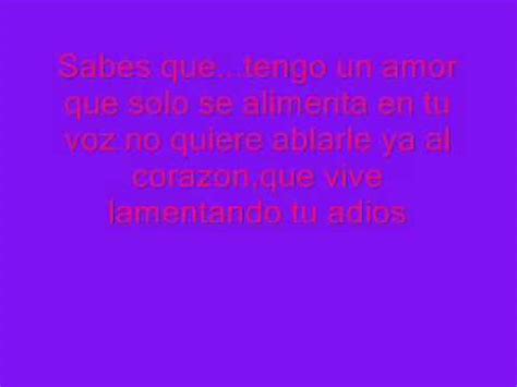 Rakim Y Ken Y Feat Toby Love Tengo Un Amor Lyrics Youtube