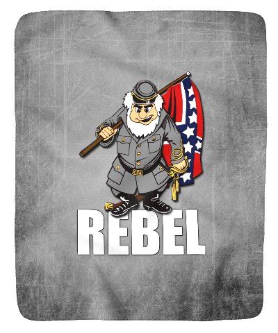 Rebel cartoon character sherpa fleece blanket