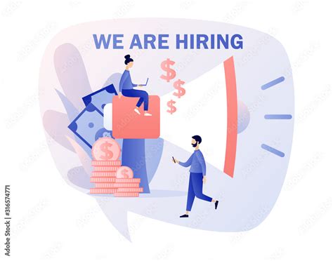 We Are Hiring Recruitment And Headhunting Agency Tiny People Shouting