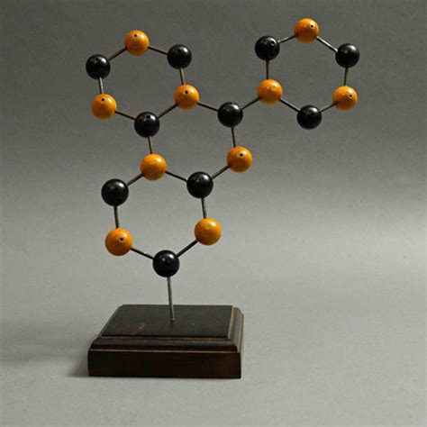 Science, Chemistry, Model, Molecule, Mineral, Vintage, Mid 20th Century ...