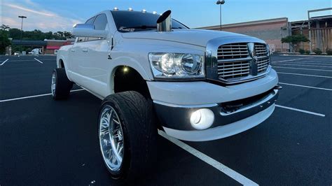 Lifted Dodge Cummins With Stacks