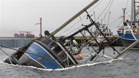 Docked Fishing Vessel Catches Fire Sinks In Cooks Harbour Cbc News