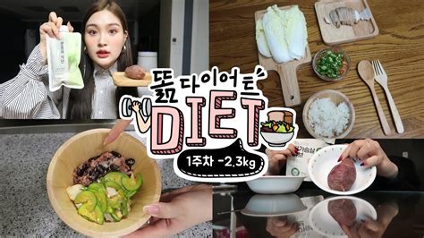 Eng Diet Vlog 1🥗 또 요요옴 프로 요요인간 다이어트 제발 그만 하고 싶다 Youtube