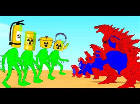 TEAM MONSTER RADIATION Vs TEAM SPIDER GODZILLA KONG Monsters Ranked