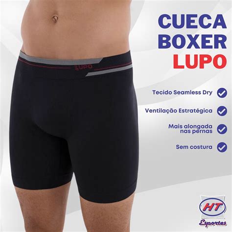 Na HT Esportes você encontra Cueca Boxer Alongada da Lupo modelo