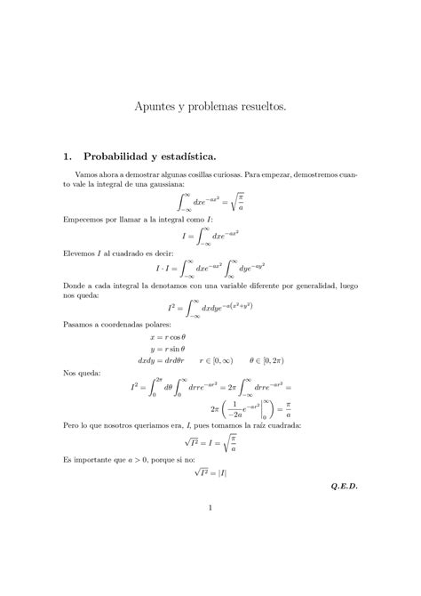 Problemas De Fisica Estadistica Resueltos Ejercicios De Estadística Docsity