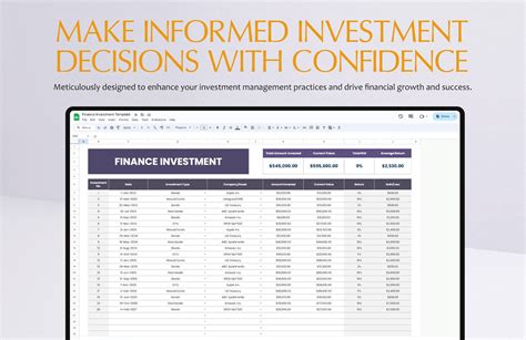 Finance Investment Template Template Net