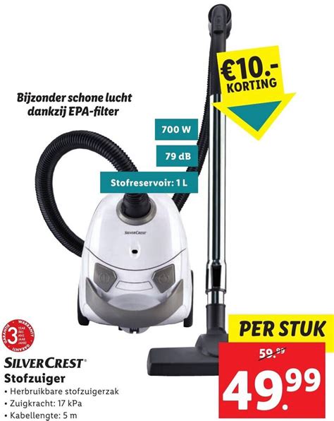 Silvercrest Stofzuiger Per Stuk Aanbieding Bij Lidl