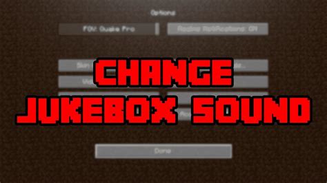 How To Turn Jukebox And Note Block Sounds On And Off In Minecraft Turn Jukebox Sounds Up And Down