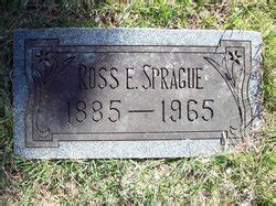 Ross Edwin Sprague M Morial Find A Grave