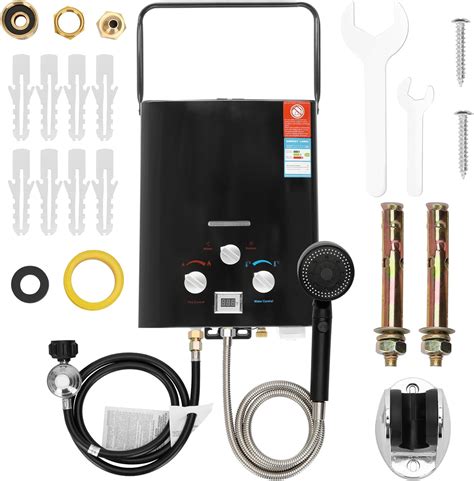 Portable Tankless Water Heater Propane L Instant Hot Water Heater With Handle Function Of