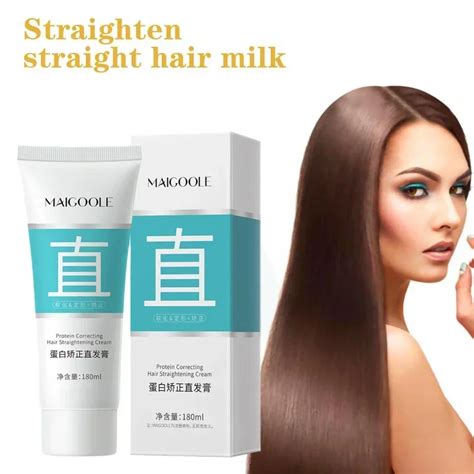 Keratin Protein Correcting Hair Straightening Cream Replenish Hair Nutrition And Moisture Does