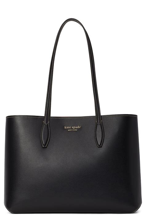 Kate Spade New York All Day Large Leather Tote Black Fashion Gone Rogue