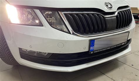 Skoda Octavia Facelift Instalare Senzori Parcare Fata Spate