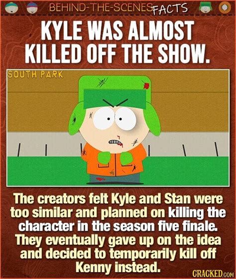 Behind The Scenes Facts About South Park Cracked