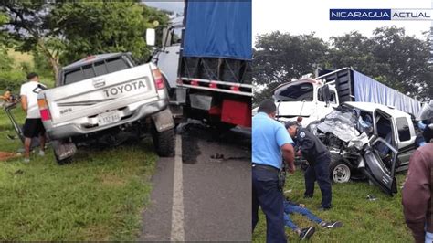 Tres Fallecidos Deja Accidente Entre Cami N Y Camioneta En Matagalpa