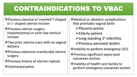 Vaginal Birth After Caesarean Section By Dr Elioba J Raimon Ppt