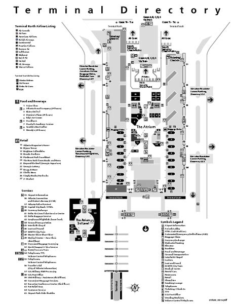 ambitious and combative: ATLANTA AIRPORT MAP