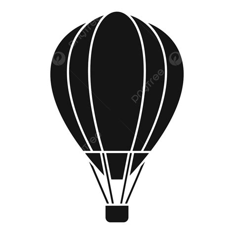 Hot Air Balloon Silhouette Png Transparent Adventure Air Balloon Icon