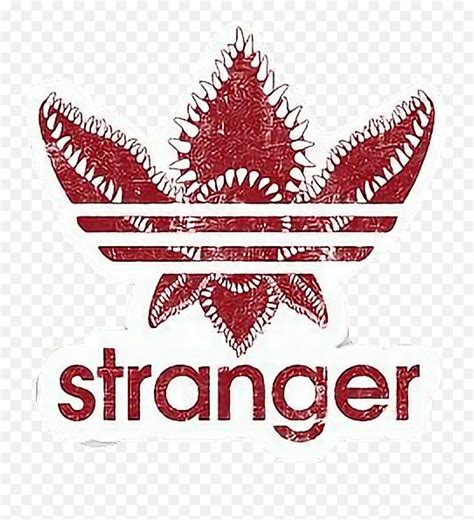Strangerthings Stranger Things Adidas Demogorgon Pngstranger Things Logo Png Free