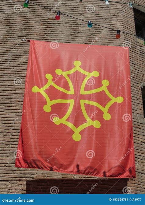 Flag of Occitanie stock image. Image of nation, occitan - 183664781