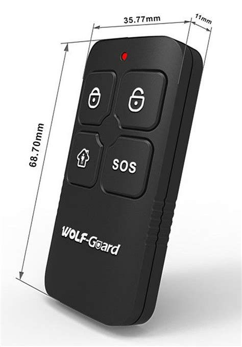 X Wolf Guard Mhz Wireless Waterproof Black Rf Grandado