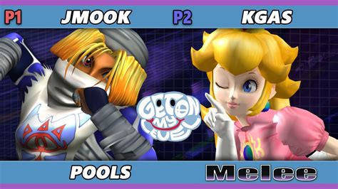 GOML 2022 Jmook Sheik Vs KGas Peach SSBM Melee Tournament YouTube