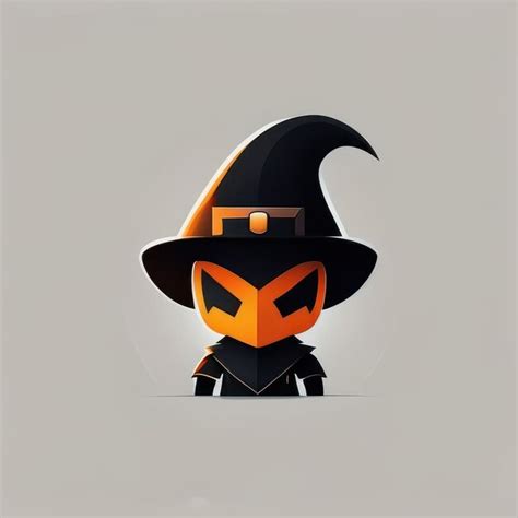 Premium Ai Image Minimalist Halloween Character Generative Ai