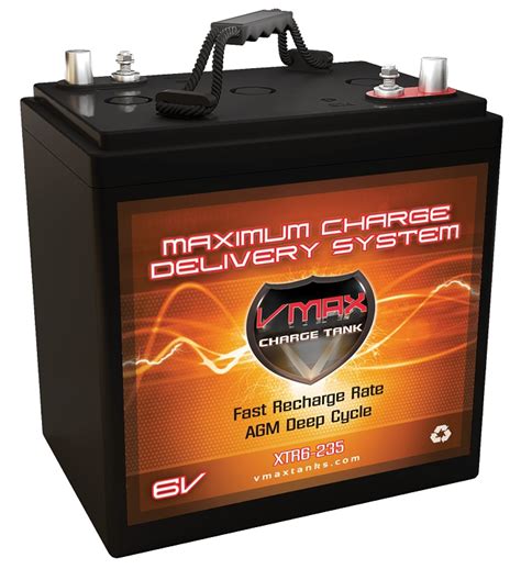 XTR6-235 6Volts 235AH Deep Cycle, XTREME AGM Battery.