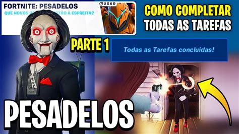 Como Completar Todas As Miss Es Tarefas Fortnite Pesadelos Parte