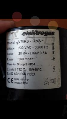 Vmr Rp Vac Mbar Elektrogas In England