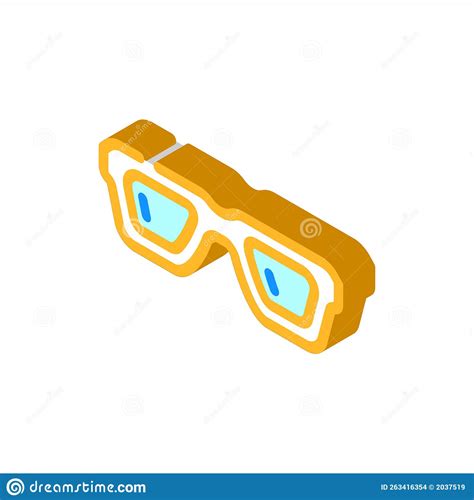 Modern Glasses Optical Isometric Icon Vector Illustration Stock Vector Illustration Of