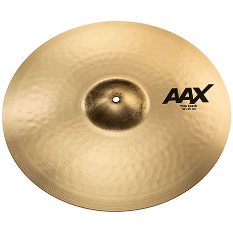 Sabian AAX 18 Brilliant Thin Crash Crash Cymbal