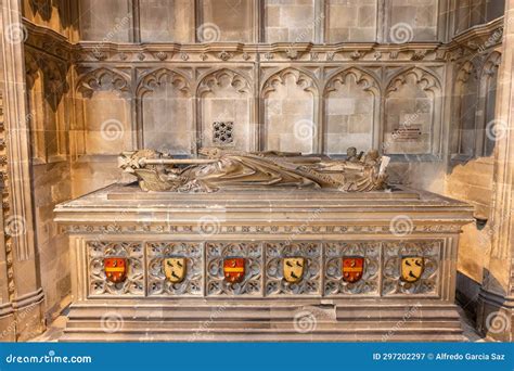 The Tomb Of Archbishop William Warham Inside Of Canterbury Cathedral In