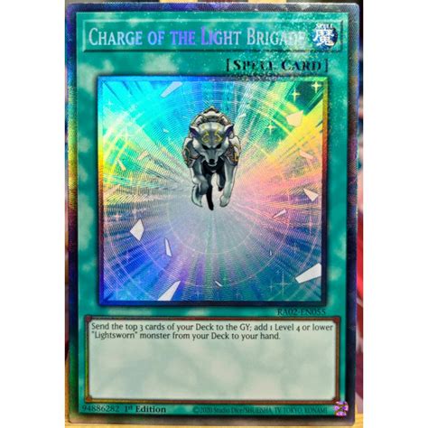 KW2 Yugioh EN UK Thẻ bài Charge of the Light Brigade RA02 EN055