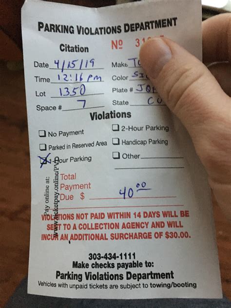 Fake Handicap Parking Ticket Printable