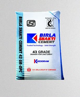 Birla Shakti Cement 43 Gr Opc At Best Price In Hyderabad Kesoram