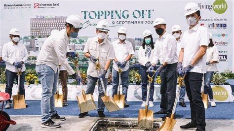 Kawan Lama Group Dan Sinar Mas Land Gelar Topping Off Proyek Mall