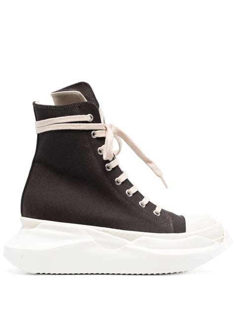 Rick Owens Drkshdw Chunky Sole High Top Sneakers Farfetch