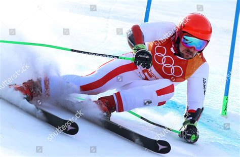 Austrias Marcel Hirscher Competes During First Editorial Stock Photo