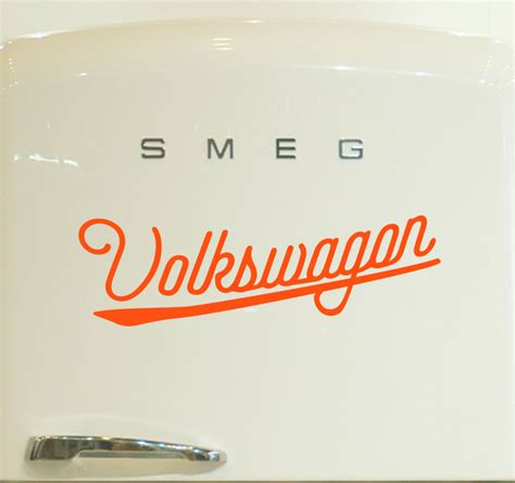 Retro Volkswagen Text Emblem Logo - Wall Art Sicker - by Beatnik Decals!