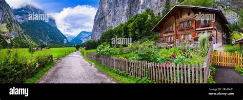 Switzerland Travel Most Scenic Places Beautiful Lauterbrunnen