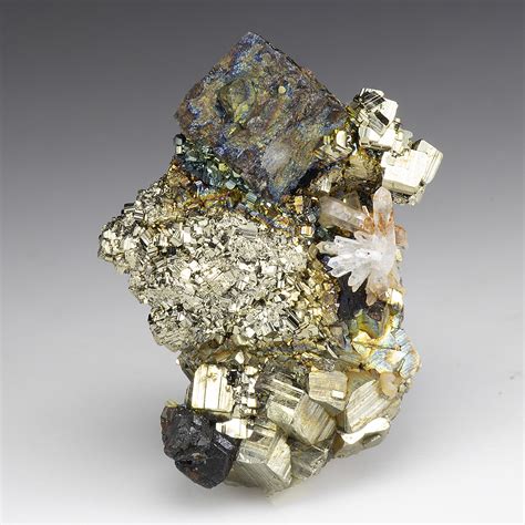 Arsenopyrite With Pyrite Sphalerite Chalcopyrite Quartz Minerals