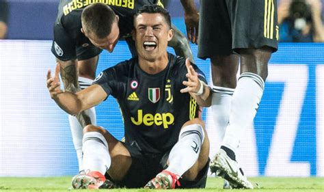 Cristiano Ronaldo: Juventus star CRIES after Valencia red card and will ...