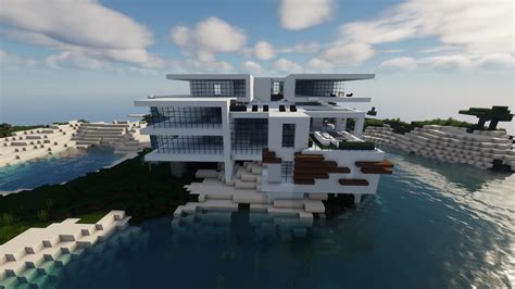 Modern Minecraft Beach Houses